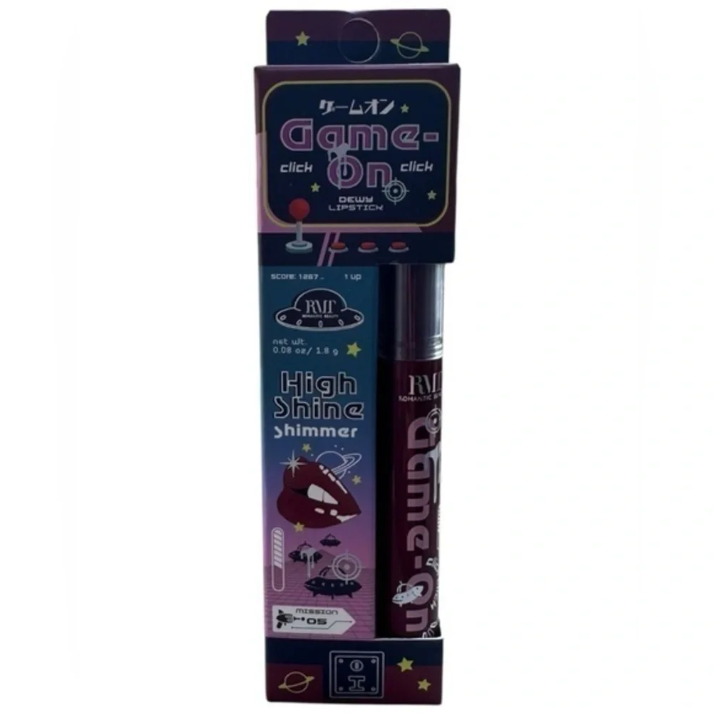 3/$25 RMS Beauty Game On High Shine Shimmer Lipstick - Power Plum